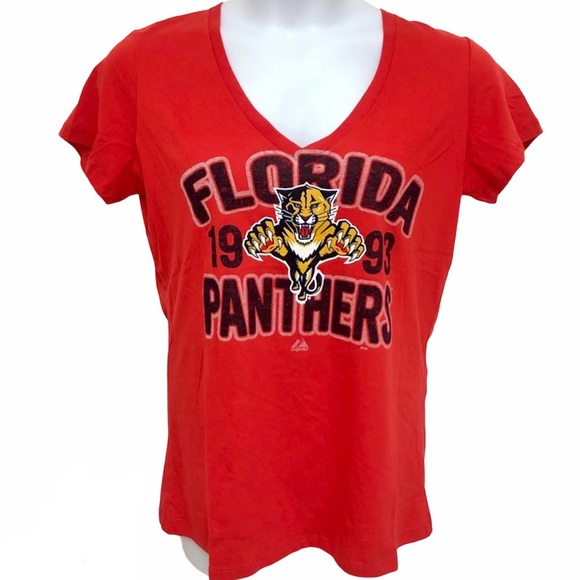 Majestic Tops - NEW Women’s Florida Panthers Hockey Shirt
